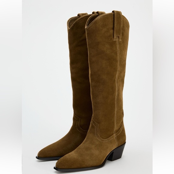 MWT ZARA COWBOY BOOTS 100% COW LEATHER SIZE 6.5 EUR 37
🚨FIRM PRICE - Picture 7 of 16